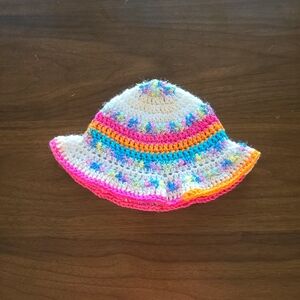 Hand Crocheted Baby Toddler Sun Hat